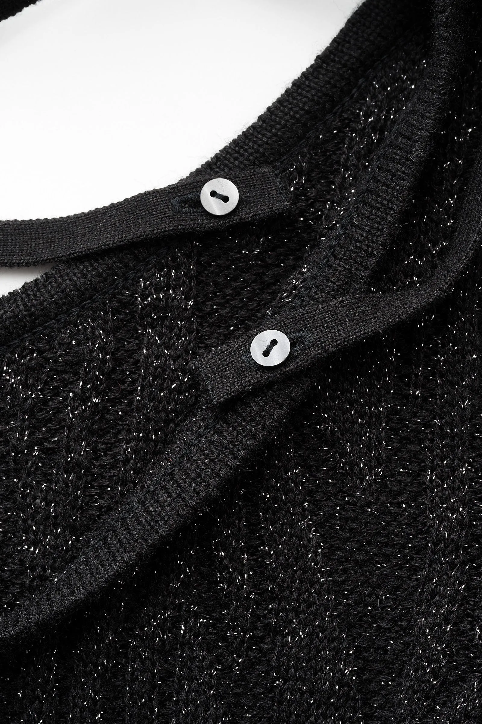 Frost knit top (Black)