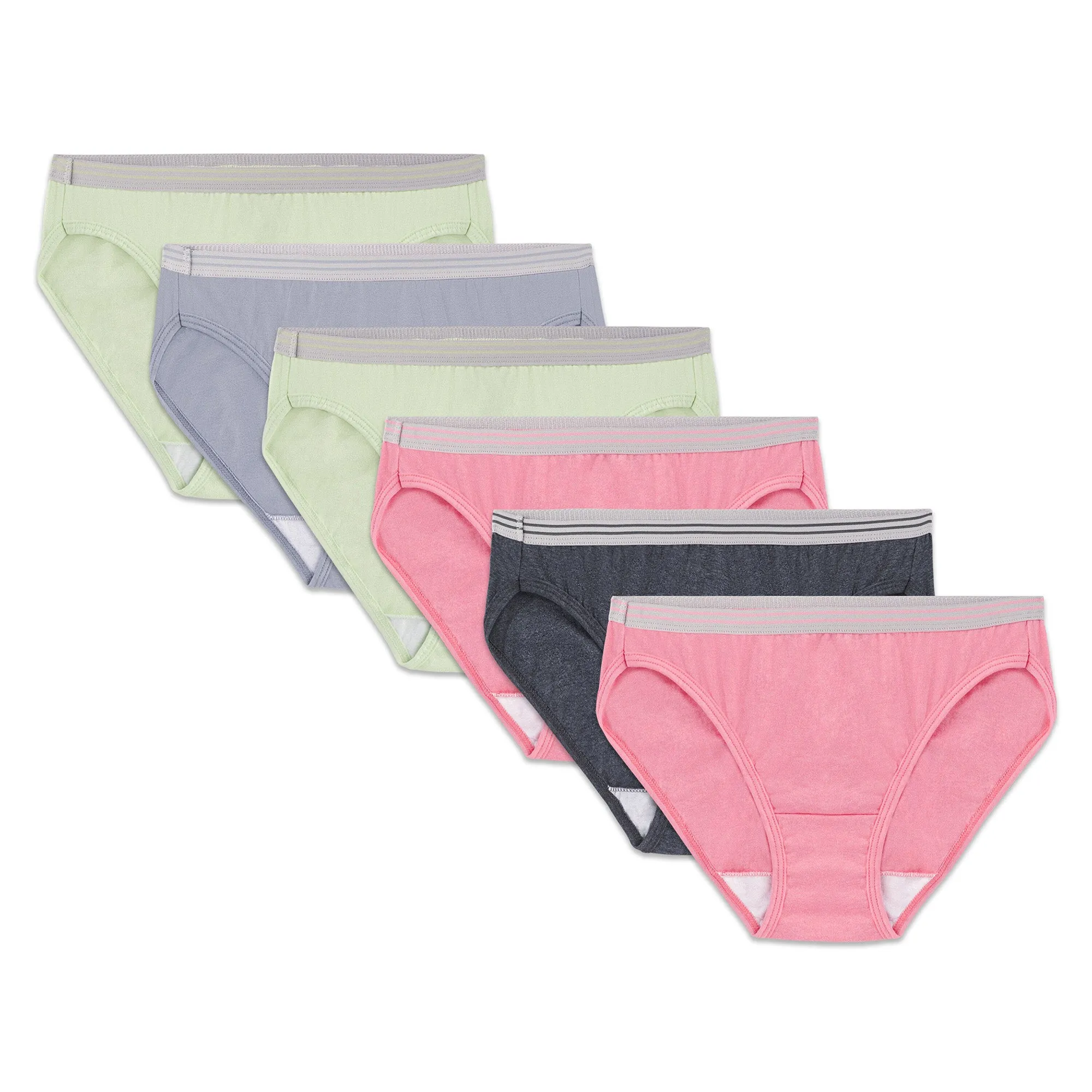 Fruit of the Loom Women's Size 7 Bikini Underwear, 6-Pack