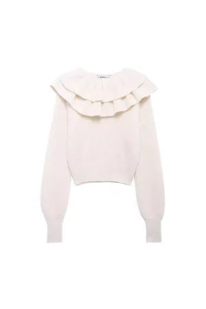 'Geraldine 'Layered Collar Knit Sweater