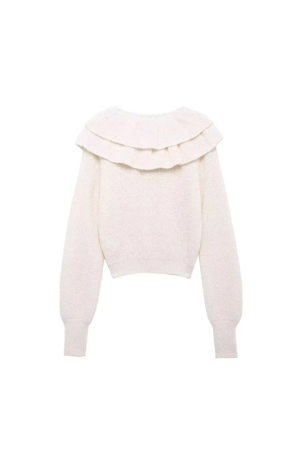 'Geraldine 'Layered Collar Knit Sweater