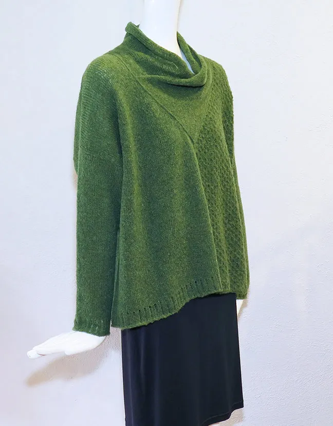 GRIZAS - Cowl Neck Wool Sweater