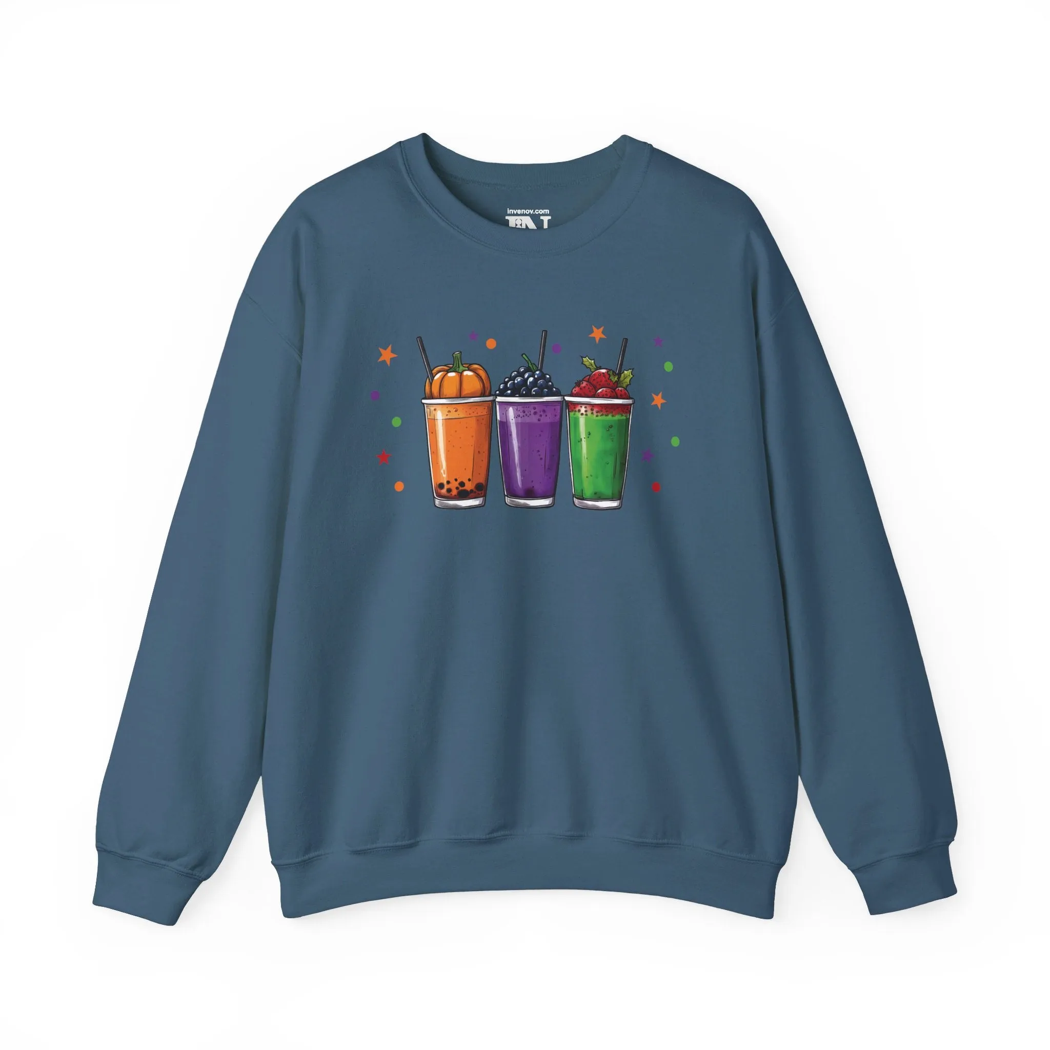 Halloween Drink Sweatshirt, Boba Drink Sweatshirt, Thanksgiving Sweatshirt, Christmas Gifts, Cute Fall Sweater, Hello Autumn Sweatshirt