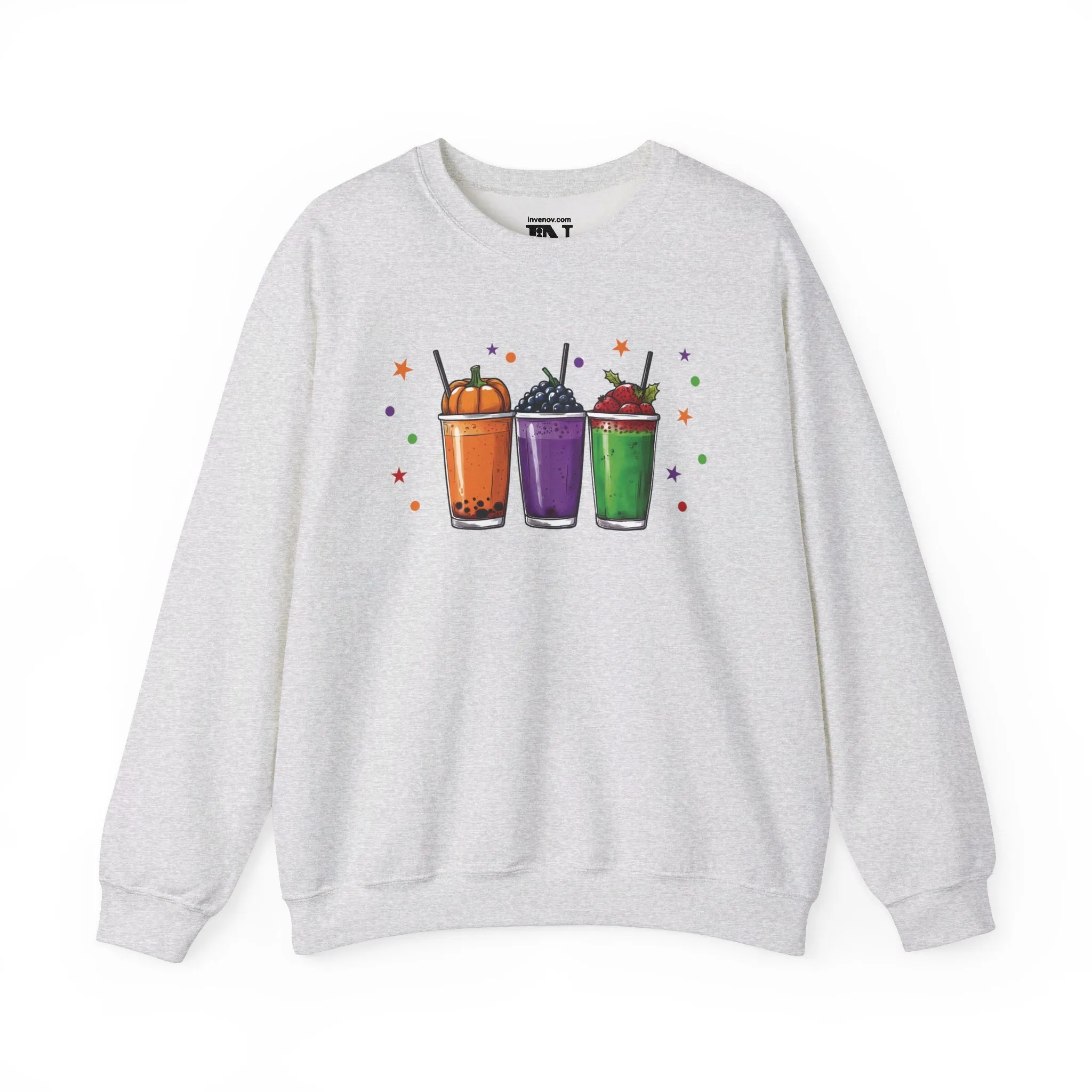 Halloween Drink Sweatshirt, Boba Drink Sweatshirt, Thanksgiving Sweatshirt, Christmas Gifts, Cute Fall Sweater, Hello Autumn Sweatshirt