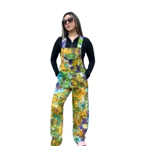 Handmade Tie Dye Sun Cotton Overalls