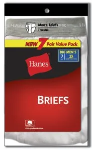 Hanes 7 Pack Briefs 2XL