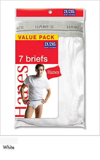 Hanes 7 Pack Briefs 2XL