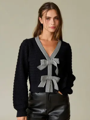 Harper Bow Knit Top