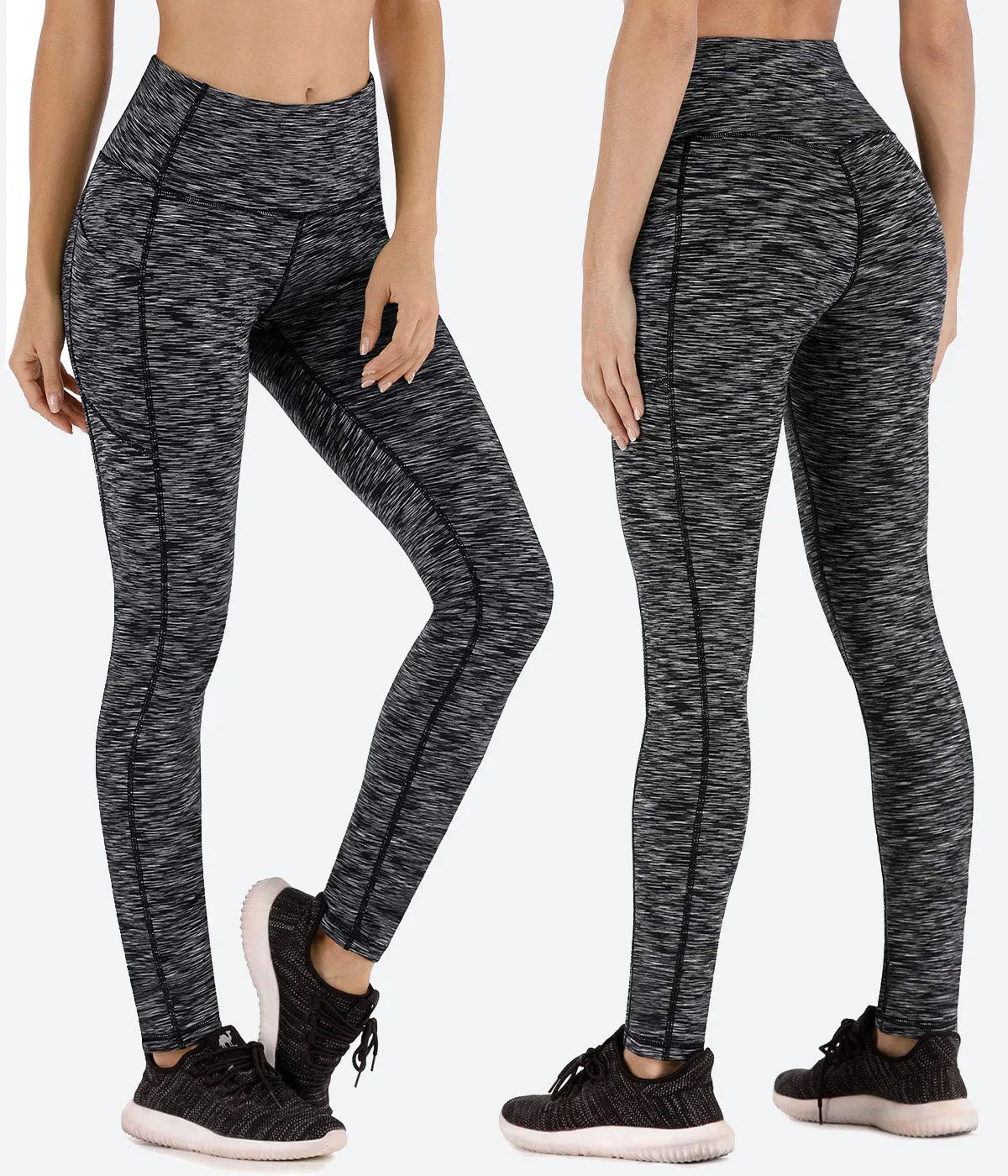 HeatLab Fleece Lined Winter Yoga Pants - HY49