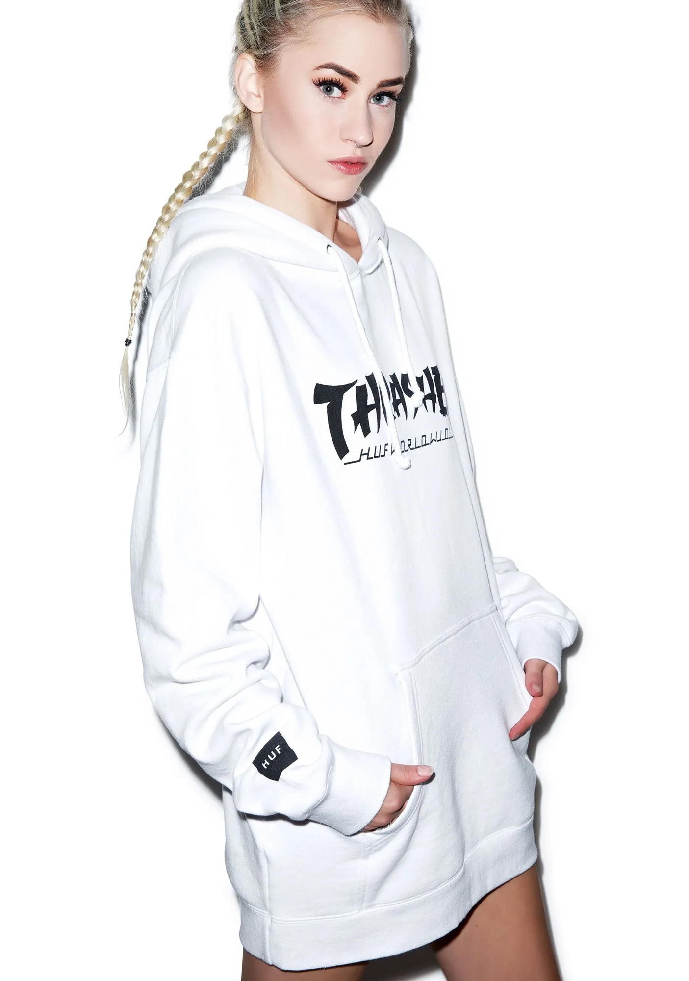 HUF X Thrasher Asia Tour Pullover Hoodie