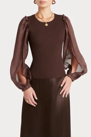 Husk ALBA KNIT - Chocolate