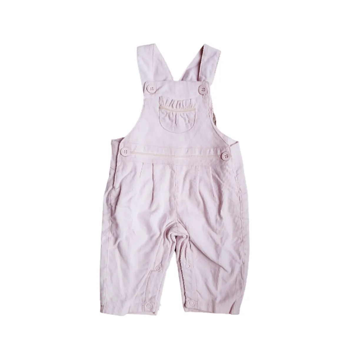 Jardinera Babycottons Overall Bbcord Forrado Rosa