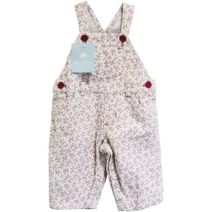 Jardinera Overall BB Stella Blanco Fucsia