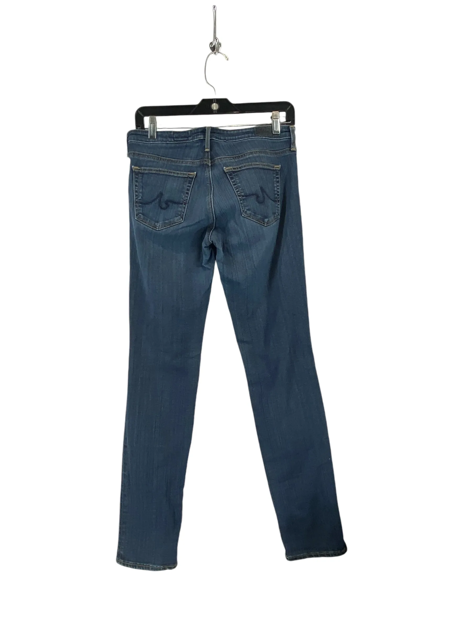 Jeans Skinny By Ag Jeans In Blue Denim, Size: 27