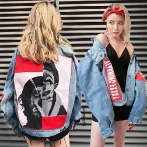 Joker Printed Denim Jacket