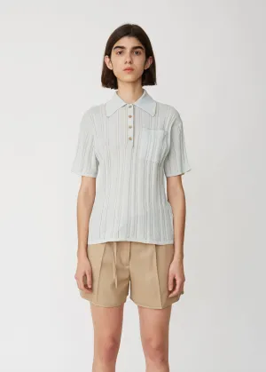 Karina Knit Polo Top