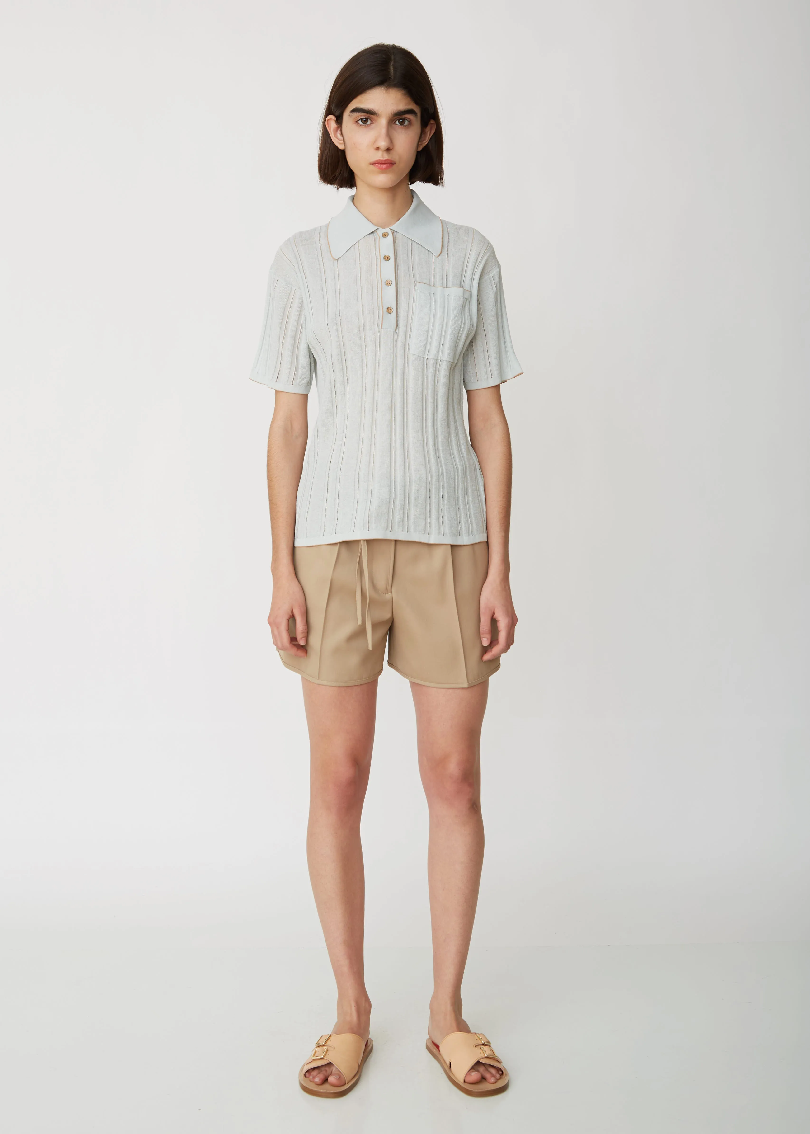 Karina Knit Polo Top