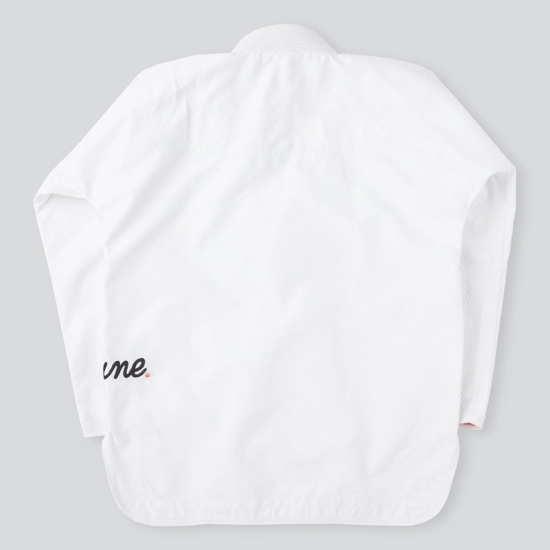 Kitsune "Cursive Lite" Men's BJJ Gi - White / Coral