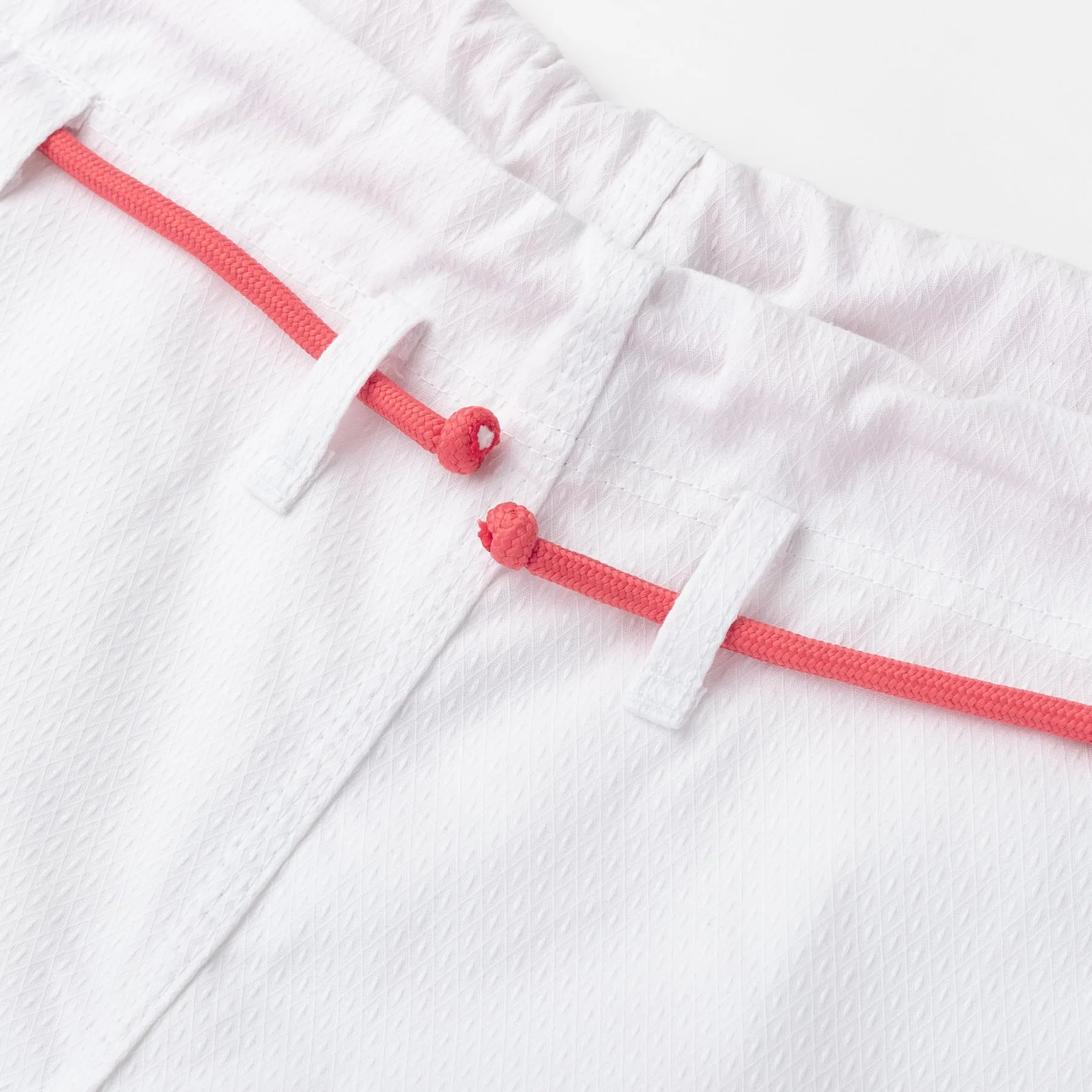 Kitsune "Cursive Lite" Men's BJJ Gi - White / Coral