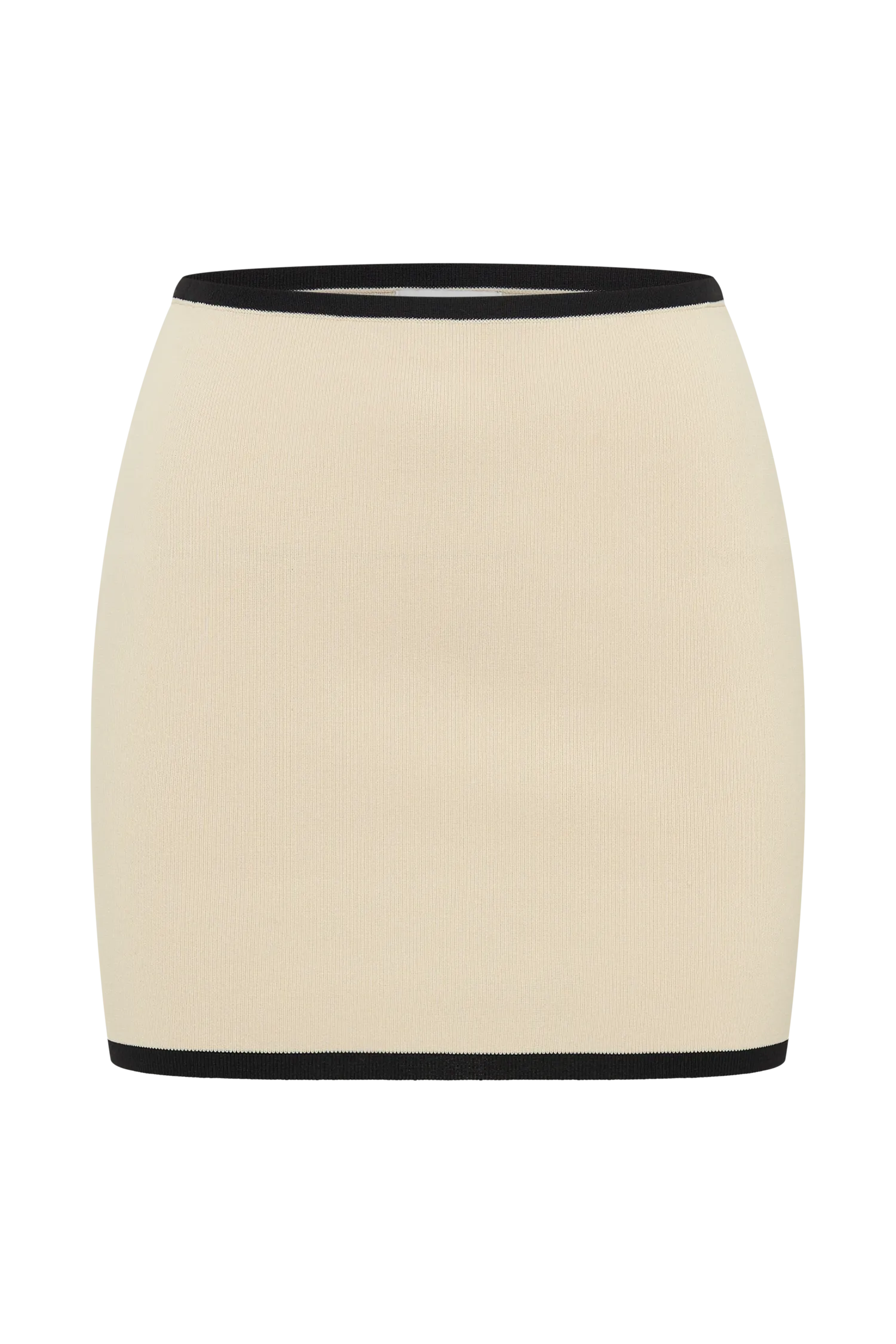 Klara Knit Mini Skirt - Black/Cream