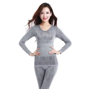 Lace Thermal Seamless Underwear for Winter