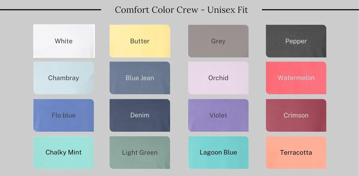 Lake Life Comfort Colors Crew