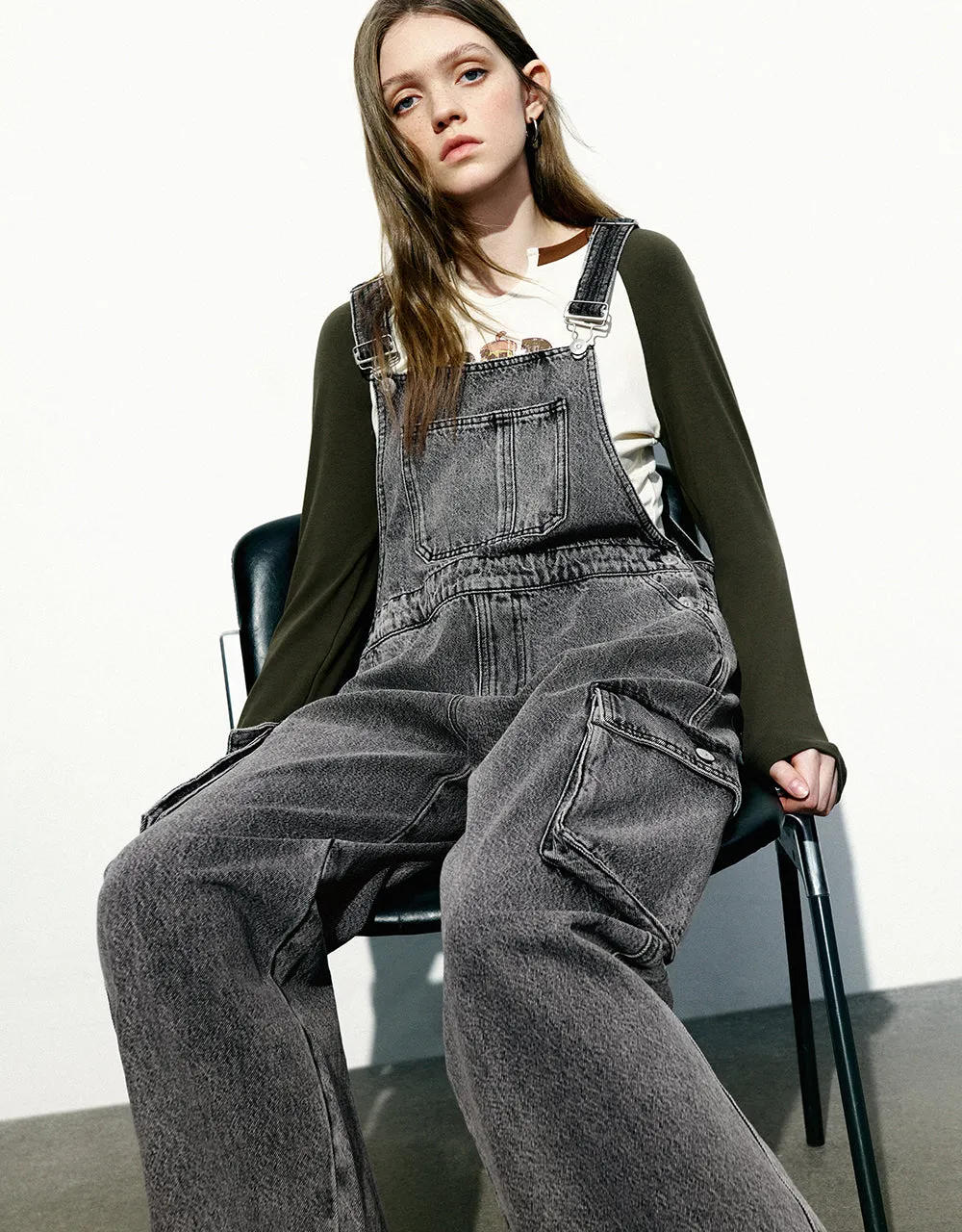 Long Denim Overall