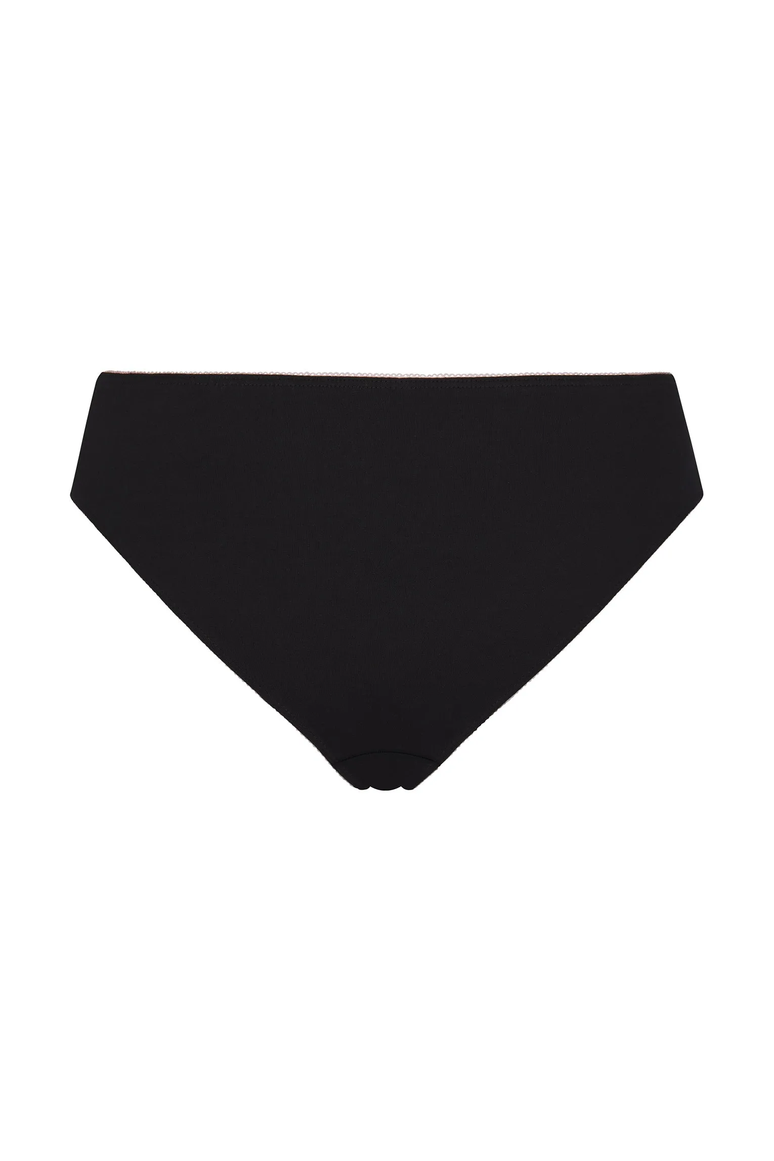 LOW RISE UNDERWEAR IN ONYX/BABY PINK