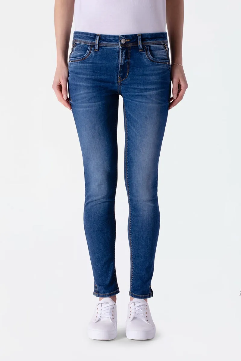 LTB - Deanna Y Mid rise Ankle Super Slim  - Talia Wash