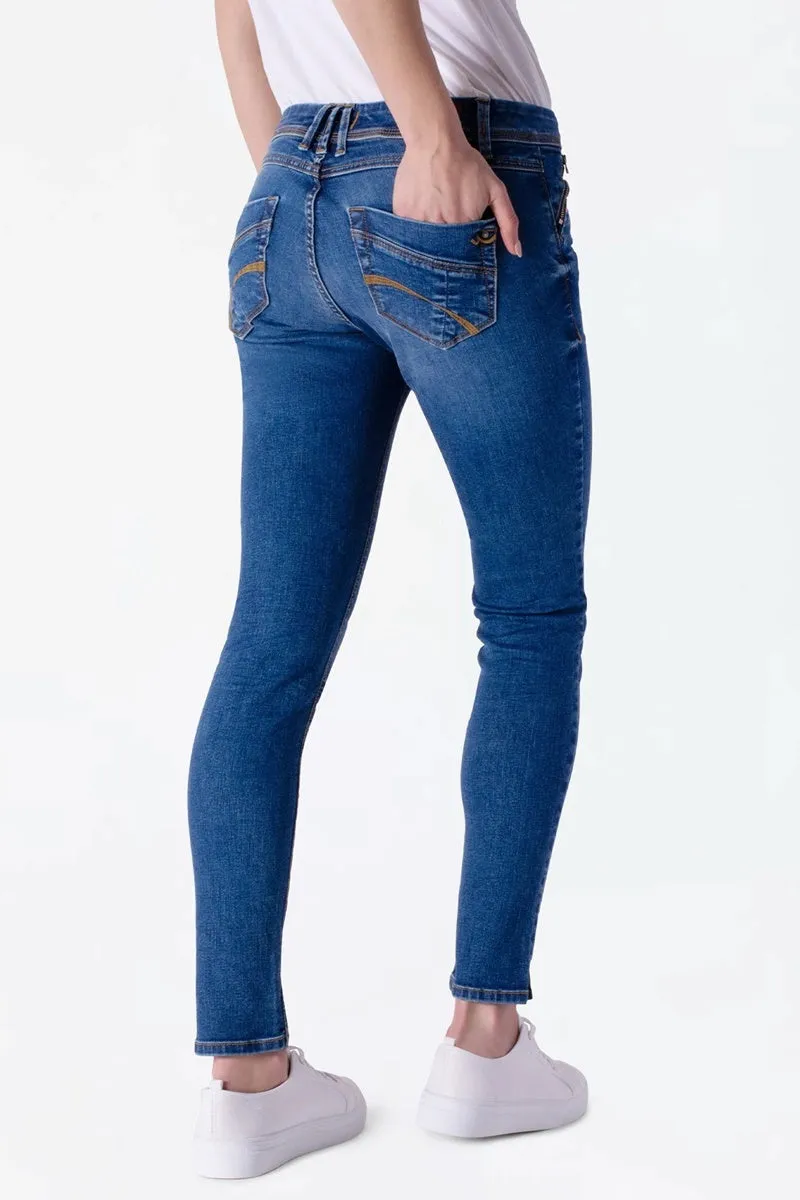 LTB - Deanna Y Mid rise Ankle Super Slim  - Talia Wash