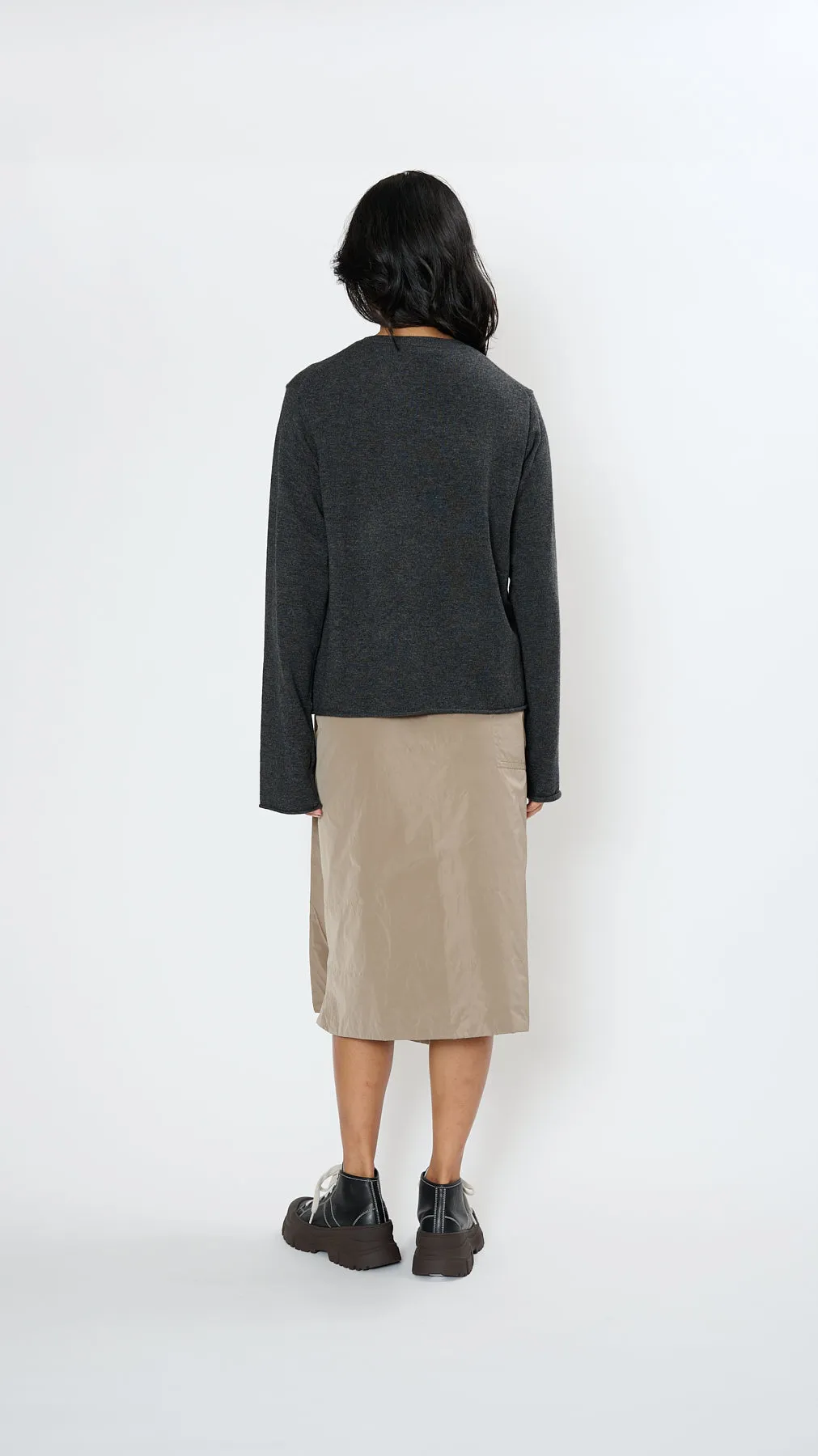 Malou Sweater in Charcoal Melange