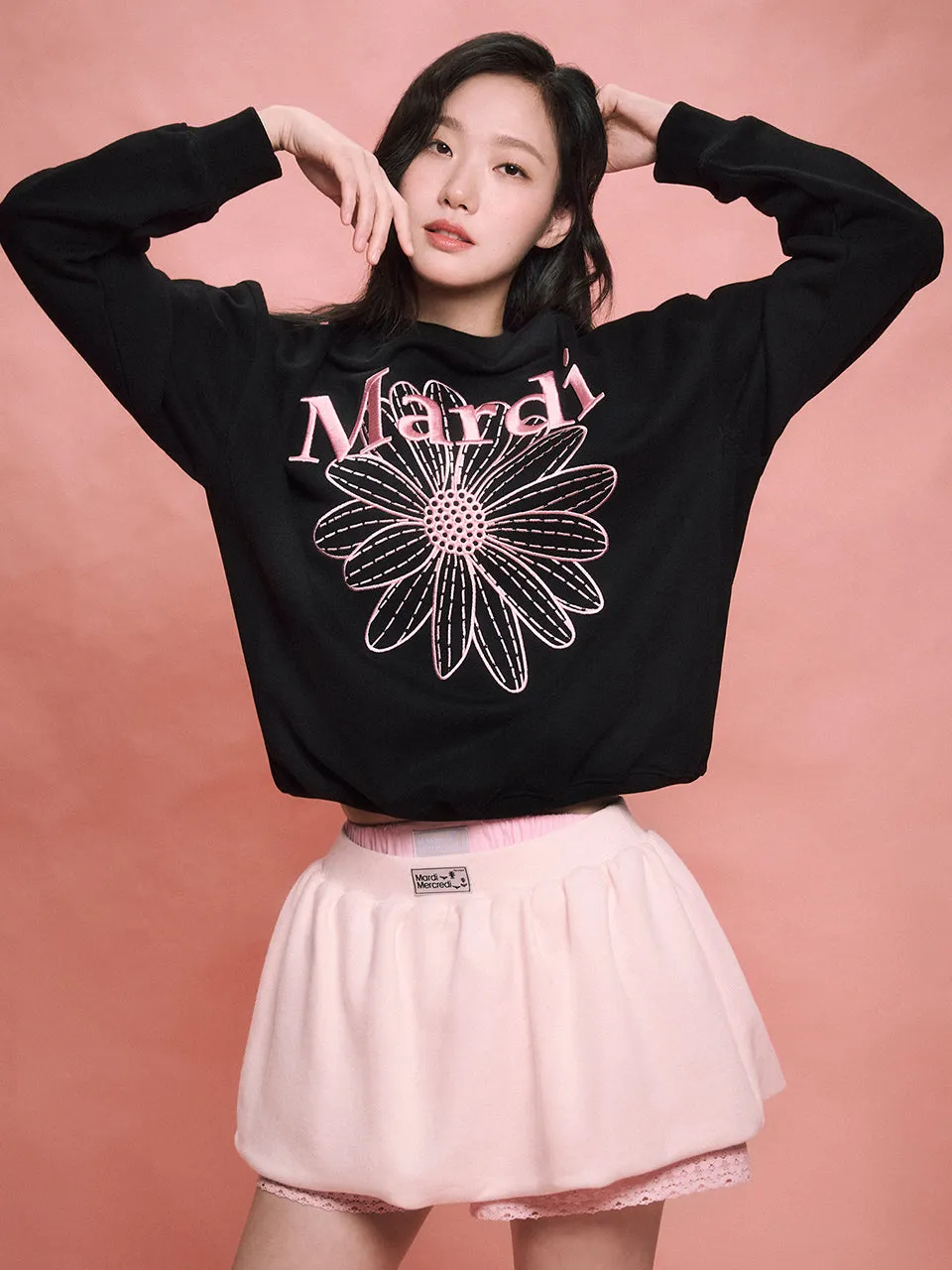 ★Mardi Mercredi★ Sweatshirt Flowermardi Needlework (7colors)