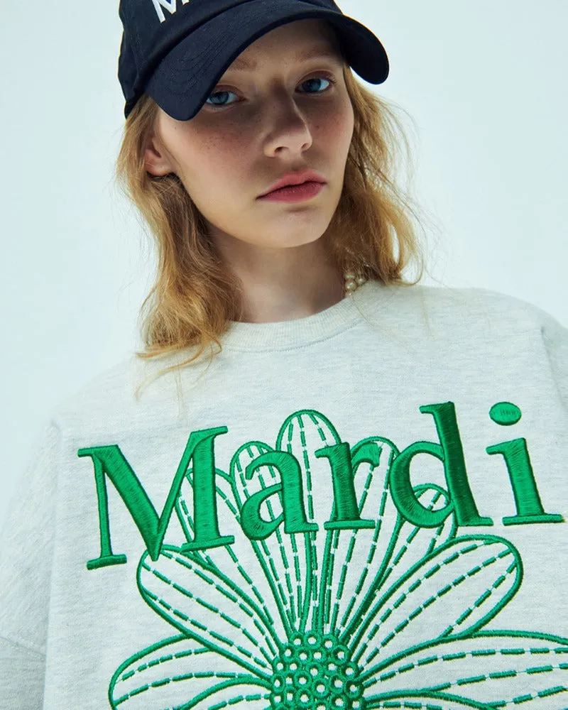 ★Mardi Mercredi★ Sweatshirt Flowermardi Needlework (7colors)