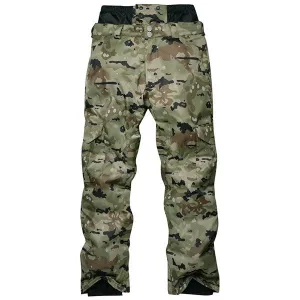 Mens Windproof Waterproof Thermal Camouflage Ski Pants