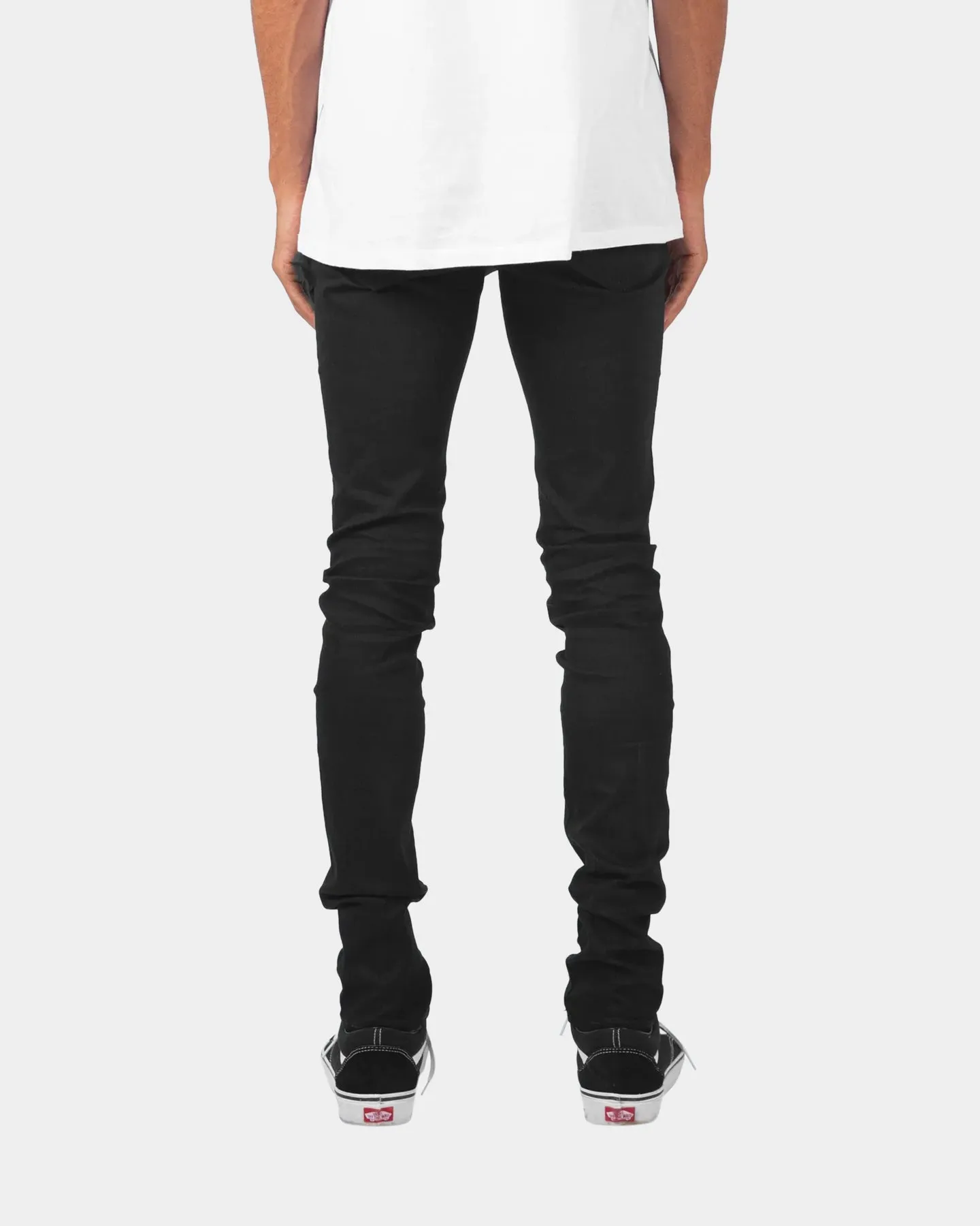 MNML X43 Stretch Denim Jeans Matte Black