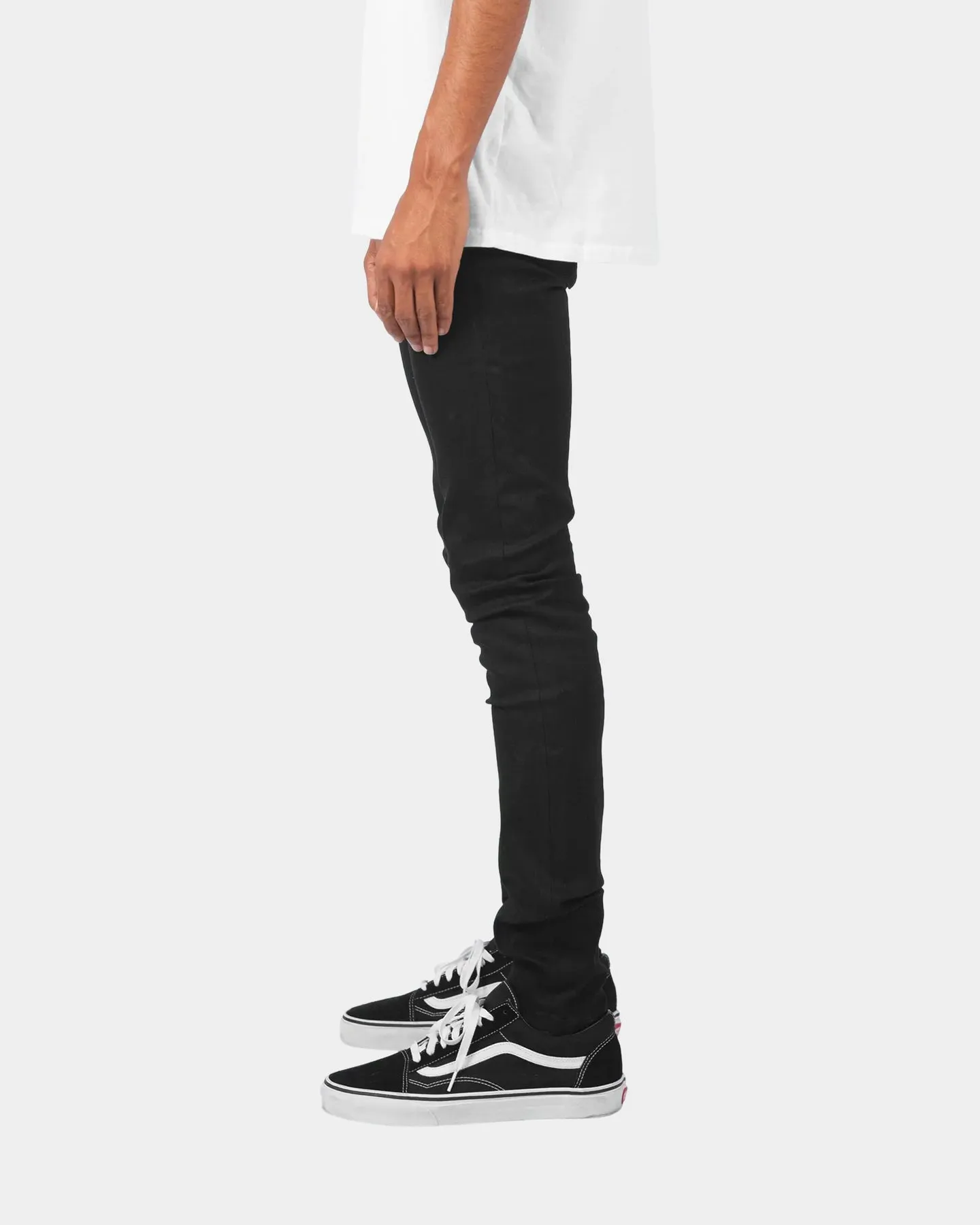 MNML X43 Stretch Denim Jeans Matte Black