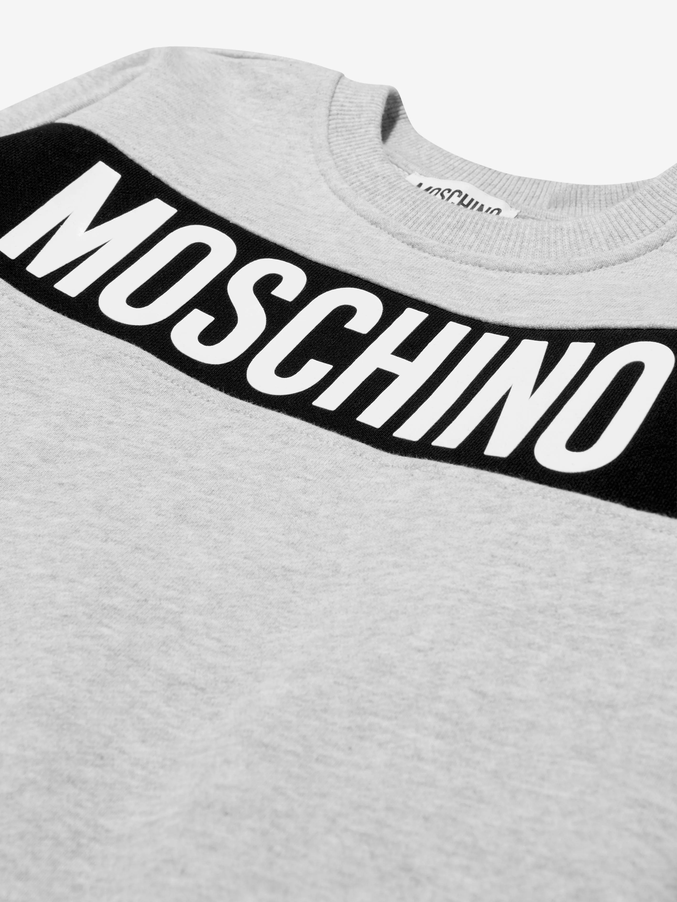 Moschino Boys Cotton Logo Sweatshirt