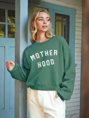 Motherhood Mid Graphic Sweatshirt | Heather Forest