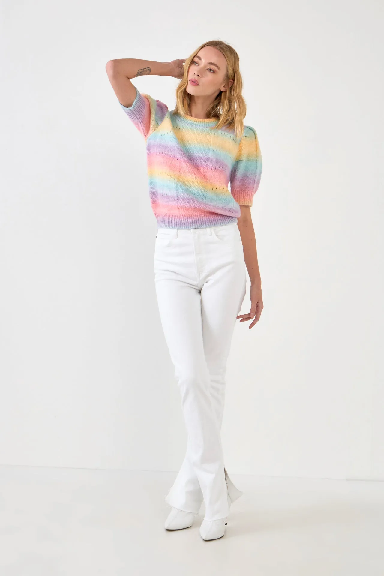 Multi Color Knit Top