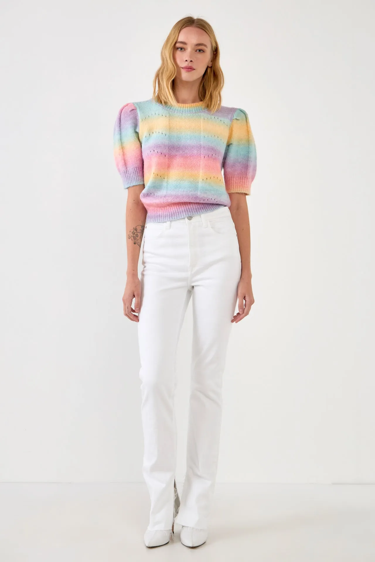 Multi Color Knit Top