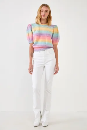 Multi Color Knit Top