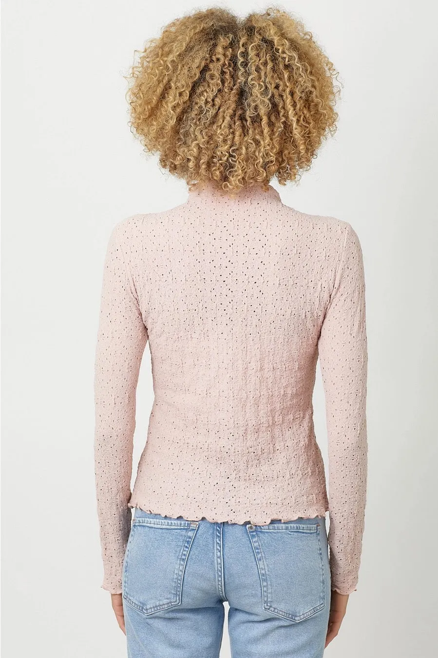 MYS Lettuce Mock Neck-Pink