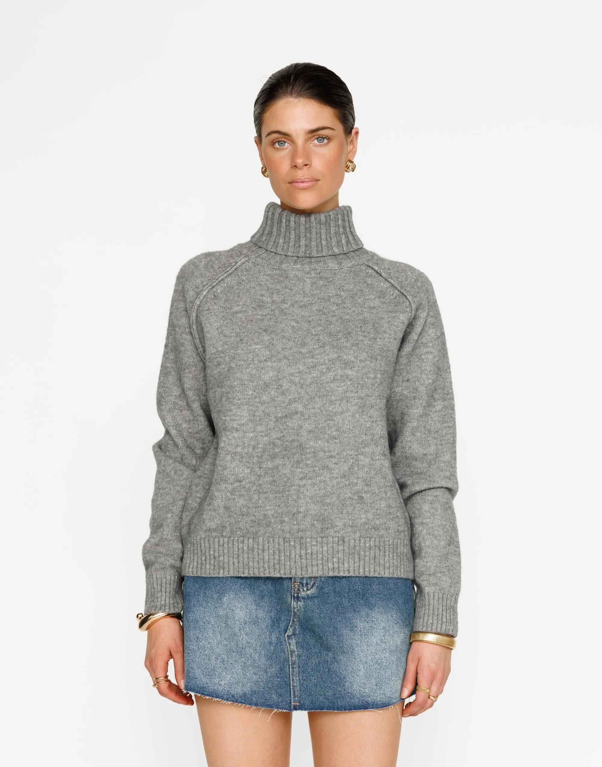 Nathalia Knit Jumper (Slate)