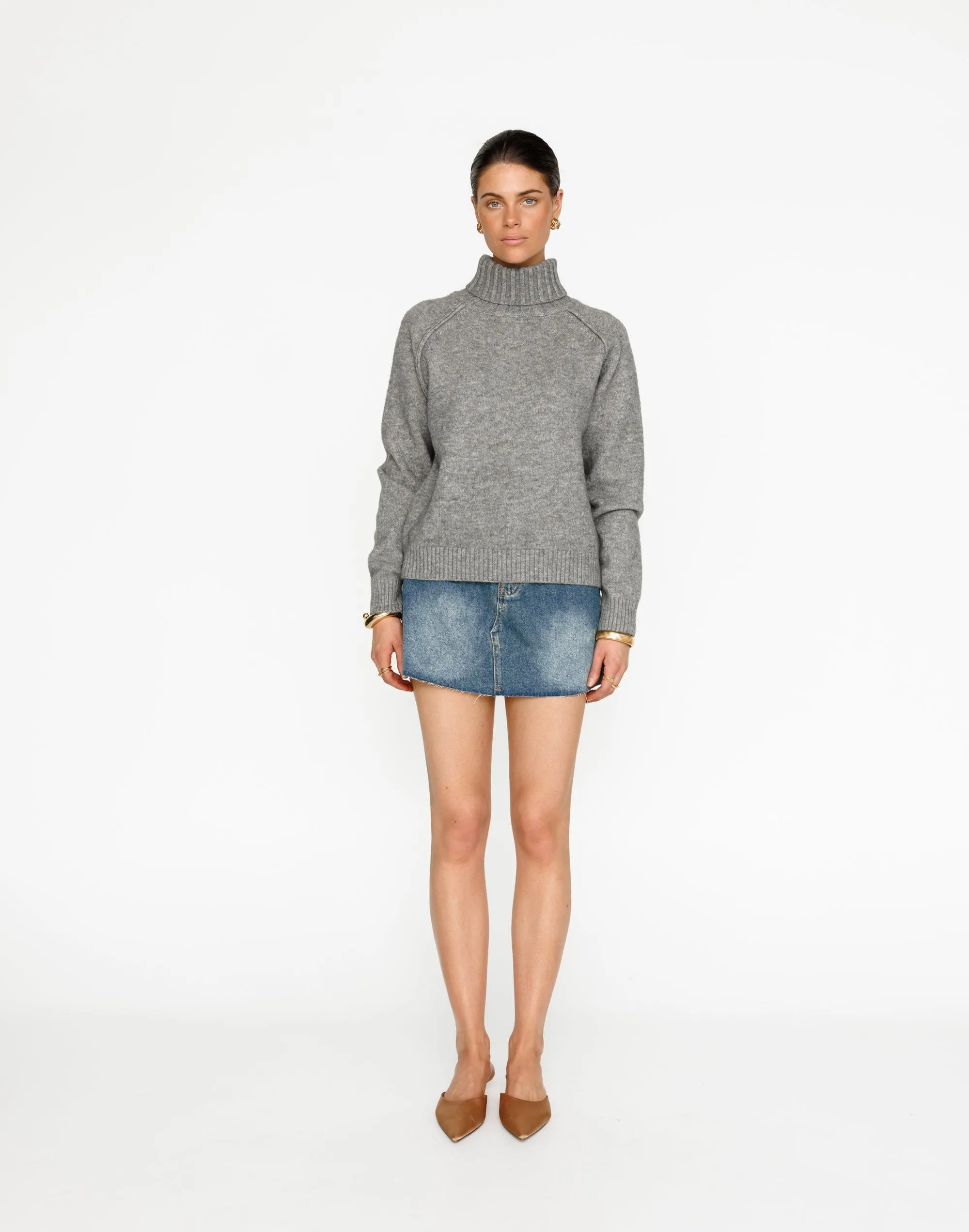 Nathalia Knit Jumper (Slate)