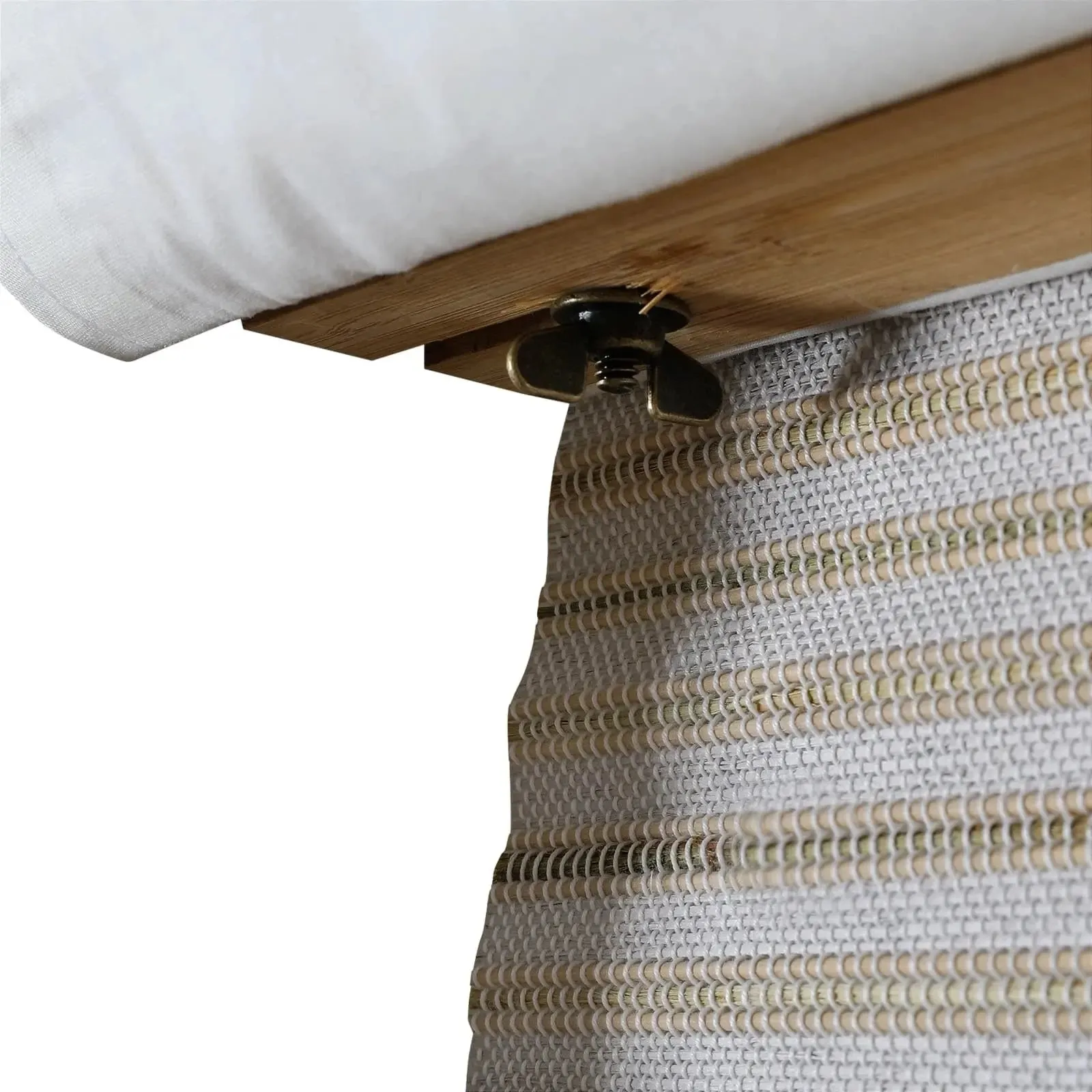 Natural Paper Bamboo Woven Shade - Birch White