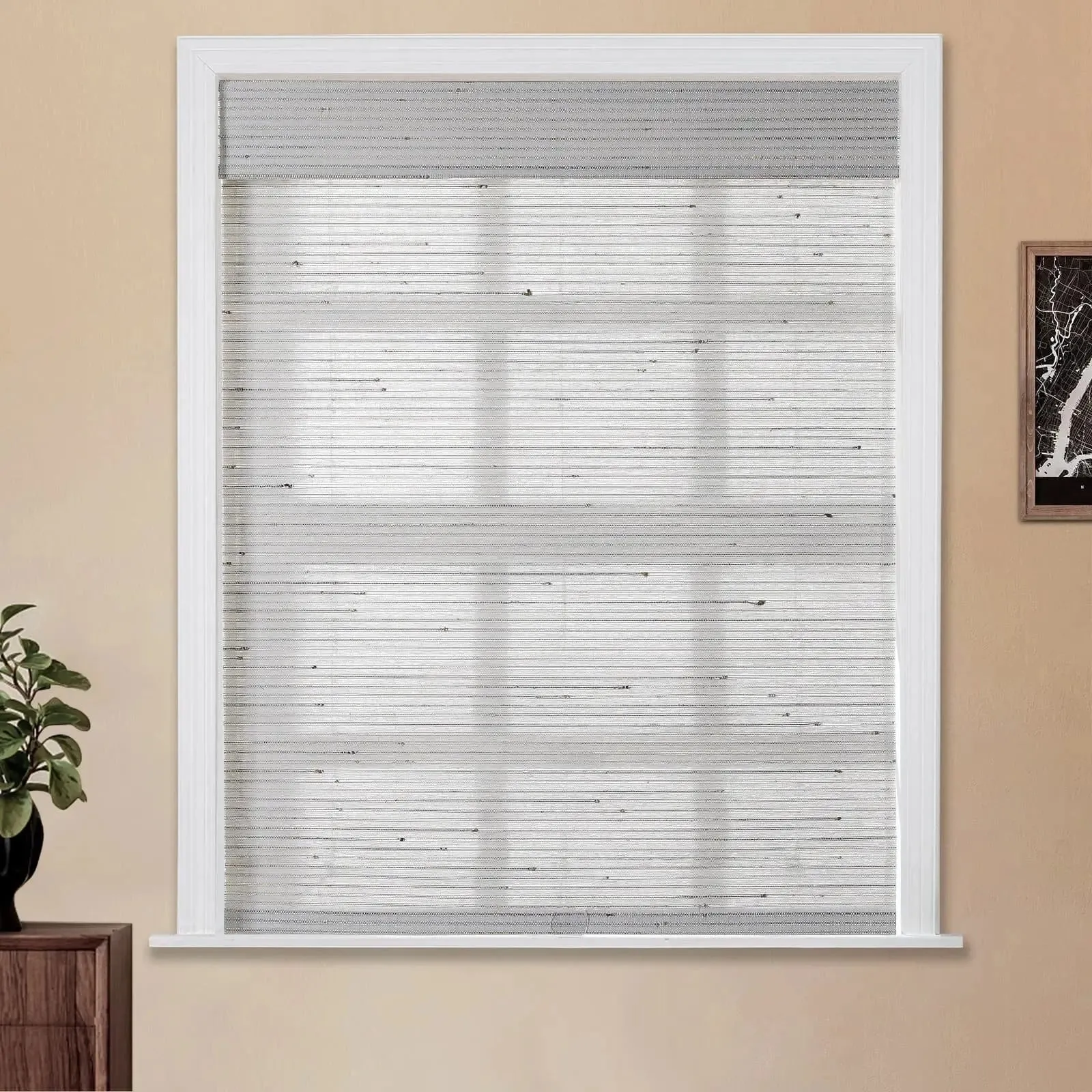 Natural Paper Bamboo Woven Shade - Birch White