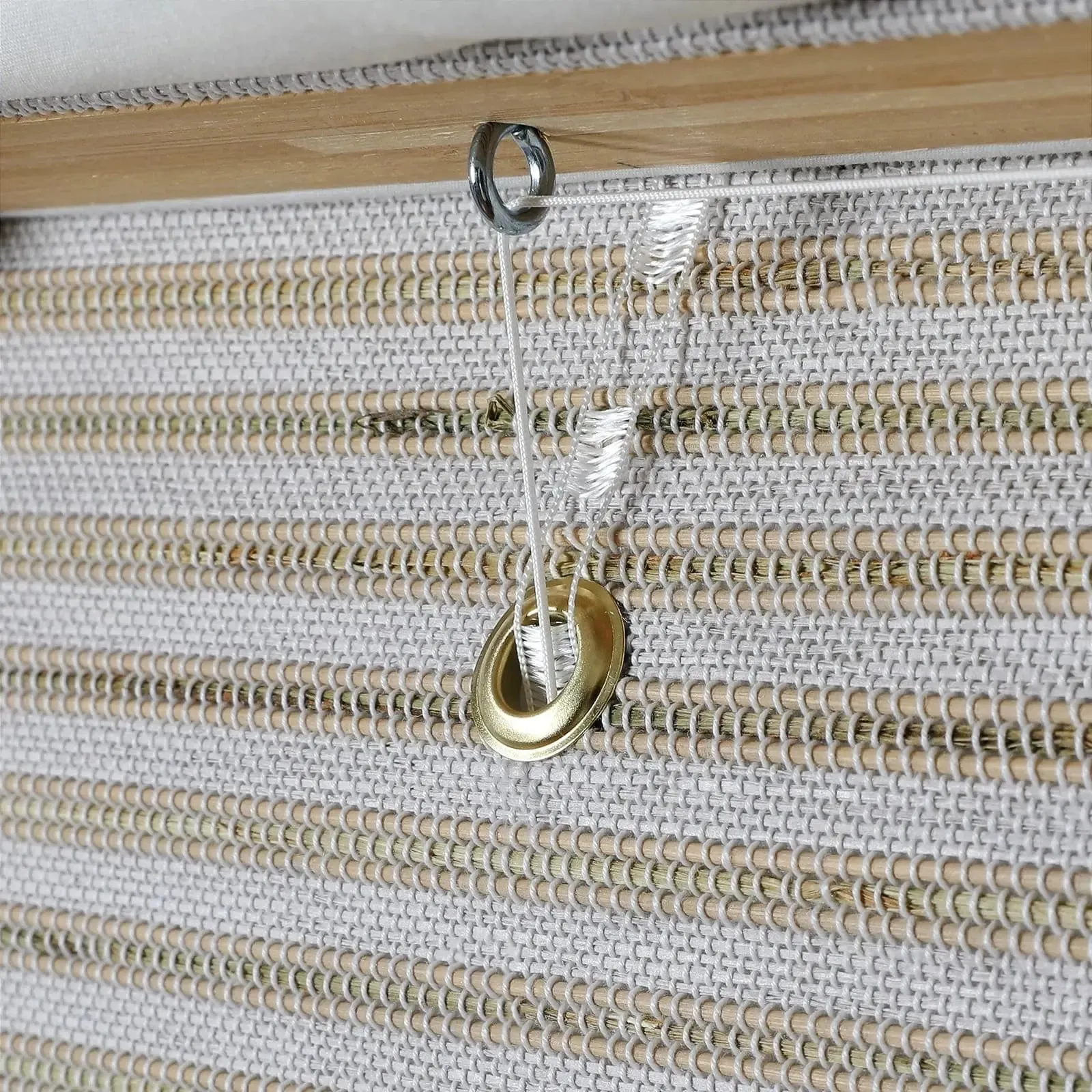 Natural Paper Bamboo Woven Shade - Birch White