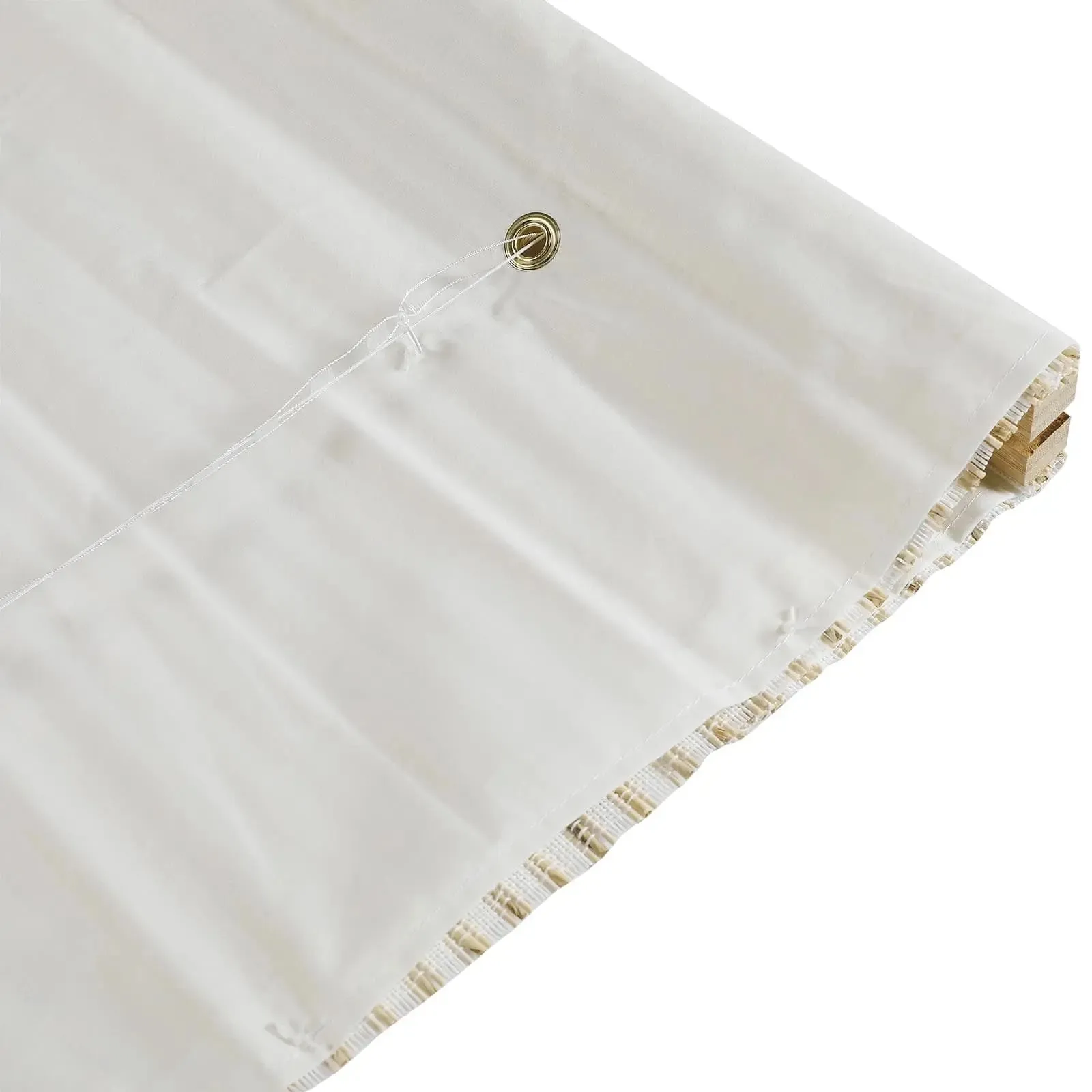 Natural Paper Bamboo Woven Shade - Sand White