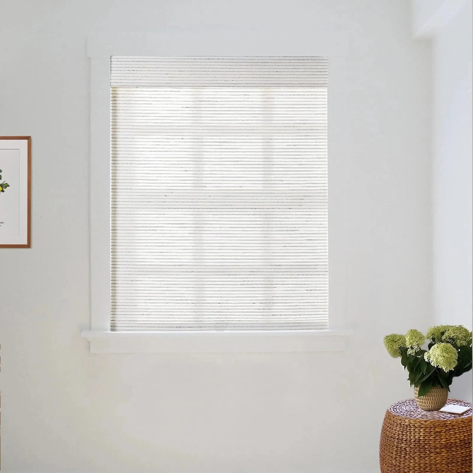 Natural Paper Bamboo Woven Shade - Sand White