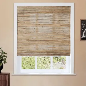 Natural Ramie Bamboo Woven Shade - Honeynut