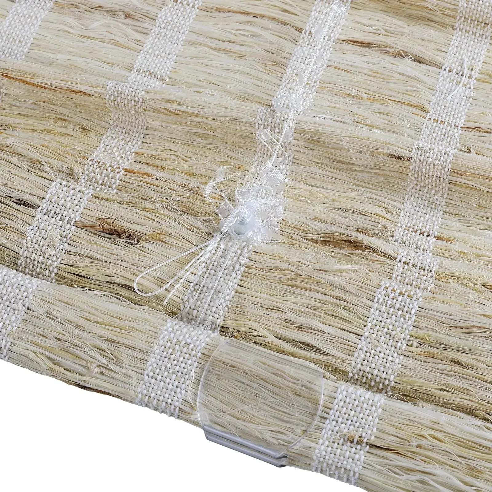 Natural Ramie Bamboo Woven Shade - Shell